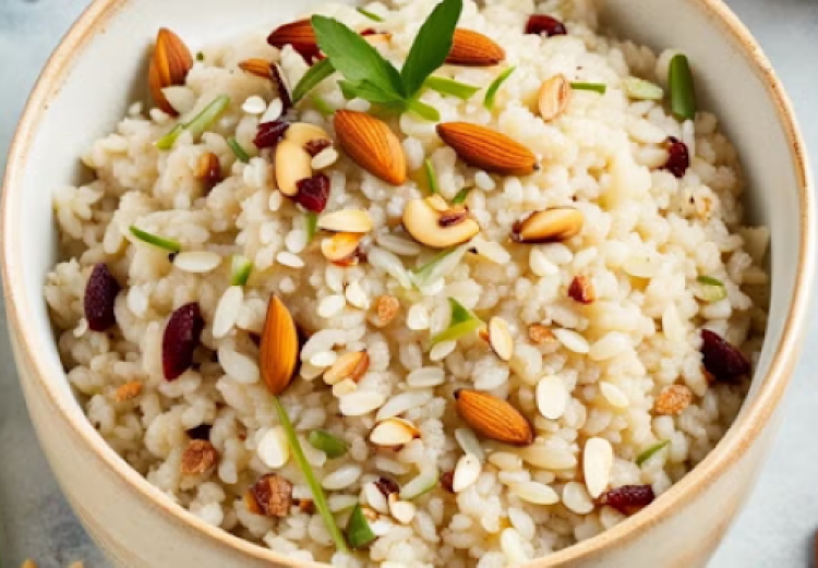 Arroz de almendras cremoso